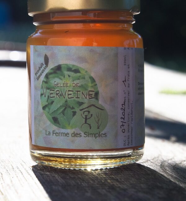 Gelée de verveine bio artisanale
