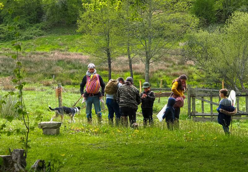 Animation land art en limousin